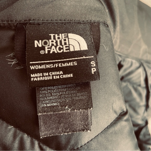 The North Face Women's Goose Down 550 Puffer Parka Coat Black Size S Hood *READ - Picture 7 of 14